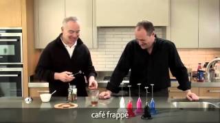 How to make a frappé coffee using an aerolatte milk frother [upl. by Kristofor]