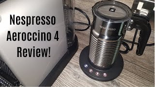 Nespresso Aeroccino 4 Milk Frother Review  Worth upgrading from the Aeroccino 3 [upl. by Jezabelle]