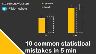 Ten Statistical Mistakes in 5 Min [upl. by Euqinommod]