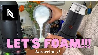 How To Foam Milk With Aeroccino 3 Make Coffee With Foam Tips amp Tricks  Easy Foamed Latte Recipe [upl. by Alithea735]