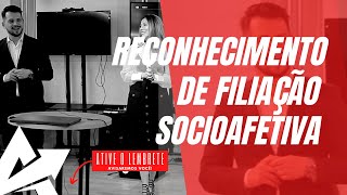 DIREITO DE FAMÍLIA Reconhecimento de filiação socioafetiva [upl. by Aicat]