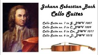 Johann Sebastian Bach  Cello suites in 432 Hz great for reading or studying [upl. by Ayotol785]