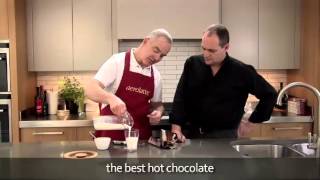 How to make a hot chocolate using an aerolatte milk frother [upl. by Goodhen]