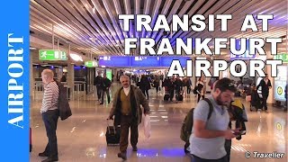 TRANSIT WALK AT FRANKFURT Airport FRA Terminal 1  Connection Flight Transfer Arriving amp Departing [upl. by Hyde]